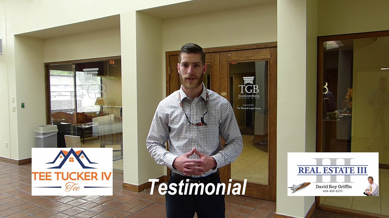 Happy buyer client testimonial (Tee Tucker & David Roy Griffin Best Realtor Charlottesville)
