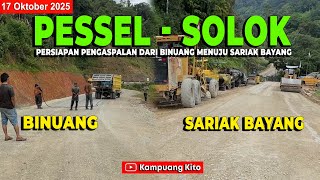 Kondisi Jalan di Binuang dan Sariak Bayang sebelum diaspal - Jln Bayang Alpa