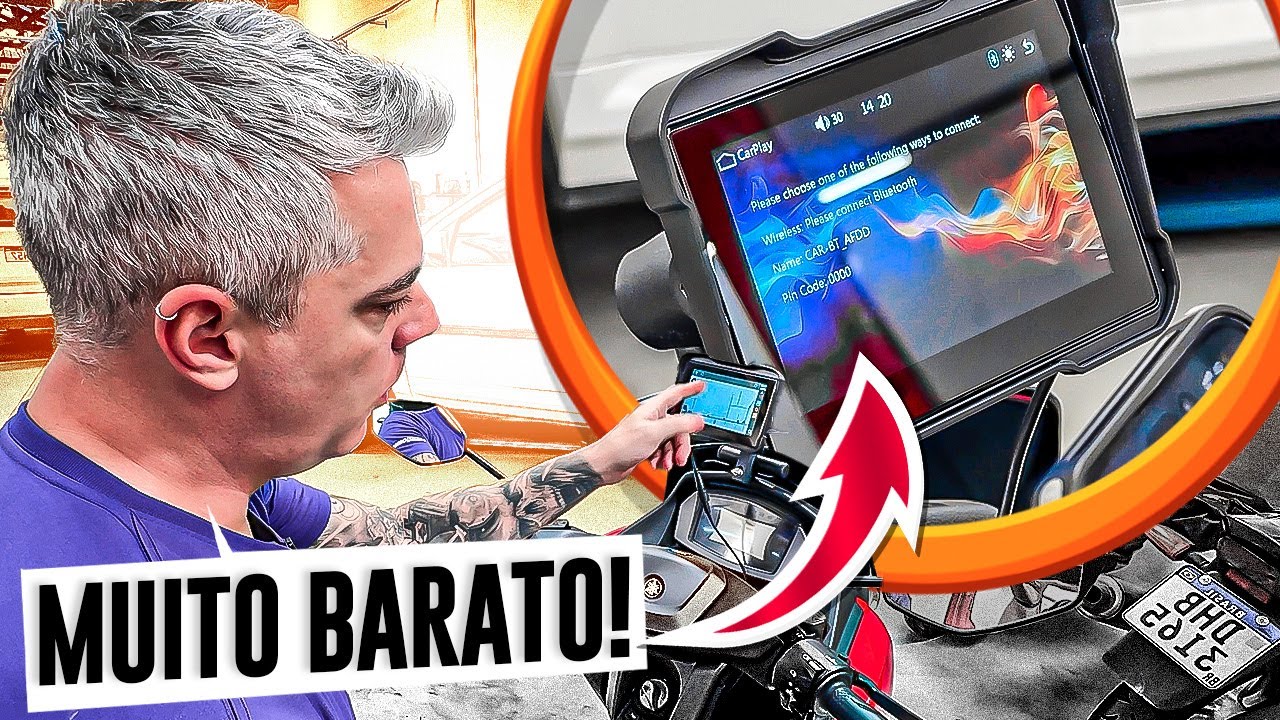 Minha YAMAHA NMAX Recebeu um ótimo UPGRADE com APPLE CAR PLAY!😎 Como Instalar passo a passo!
