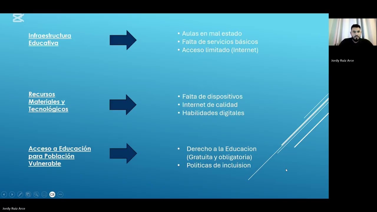 Calidad y acceso a la educación.