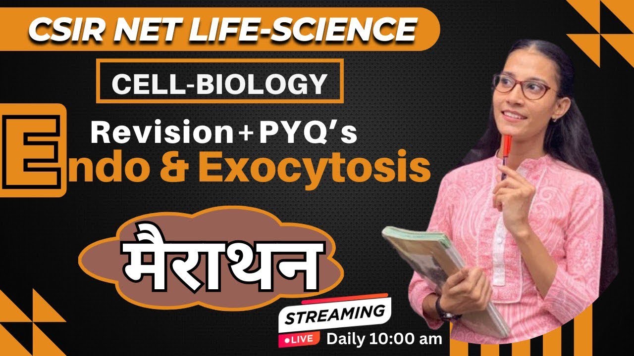 Endocytosis and Exocytosis | Cell Biology | CSIR NET LIFESCIENCE | #apnasapnajrf