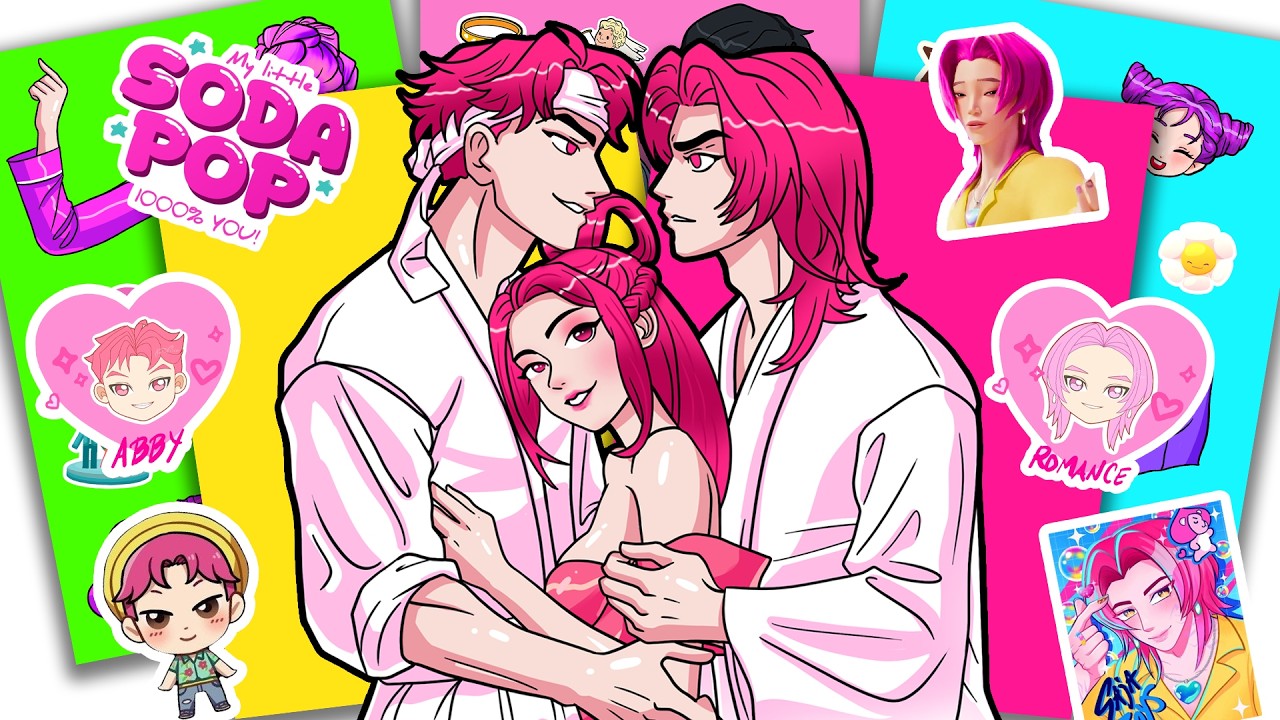 Paper DIY💖KPOP DEMON HUNTERS Sticker ABBY, ROMANCE Competition MIRA HUNTRIX | Sticker Book DIY