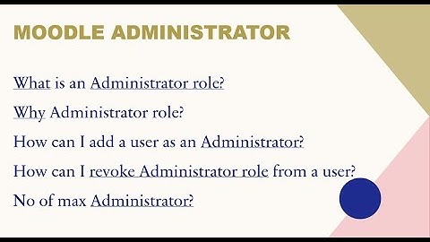 Moodle Site Administrator | How to add site Administrator - Part - 1 #moodle