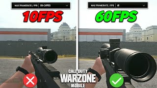 6 Setting TIPS For Fps Boost & Reduce Lag In Warzone Mobile |