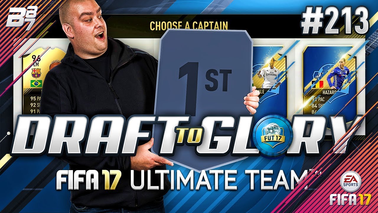 DRAFT TO GLORY! 1ST PICK ONLY!! #213 | FIFA 17 ULTIMATE TEAM fifa ultimate team 18