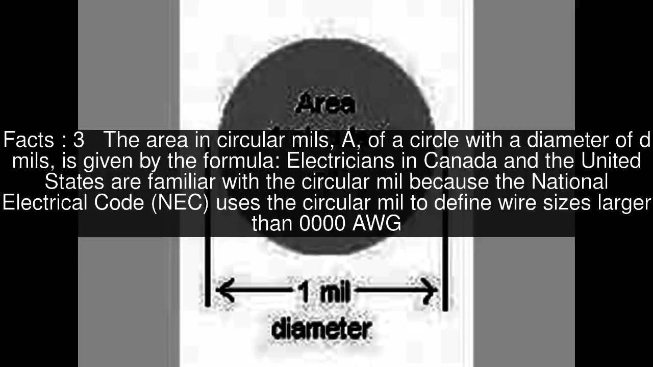 Circular mil Top 5 Facts YouTube