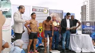 PESAJE: Luis Concepción "El Nica" VS. Roger Barrer