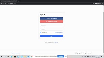Angular 11 Ecommerce Site Login Template Free