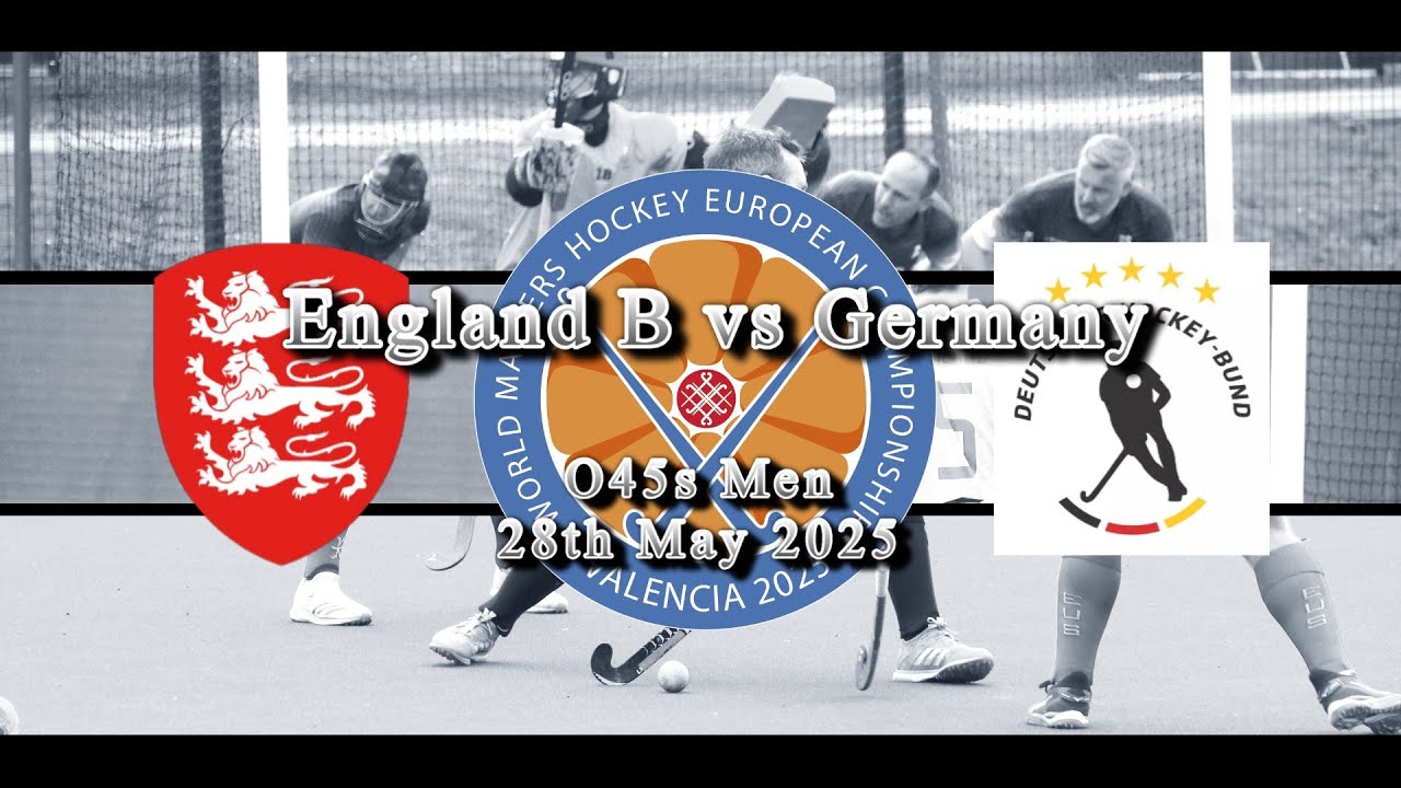 England B 2 - 4 Germany - World Masters Hockey European Championships 2025 MO45s