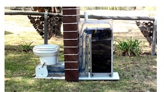 Updrop toilet, waterless, urine diversion, dry, eco friendly, no chemicals, odorless, self cleaning