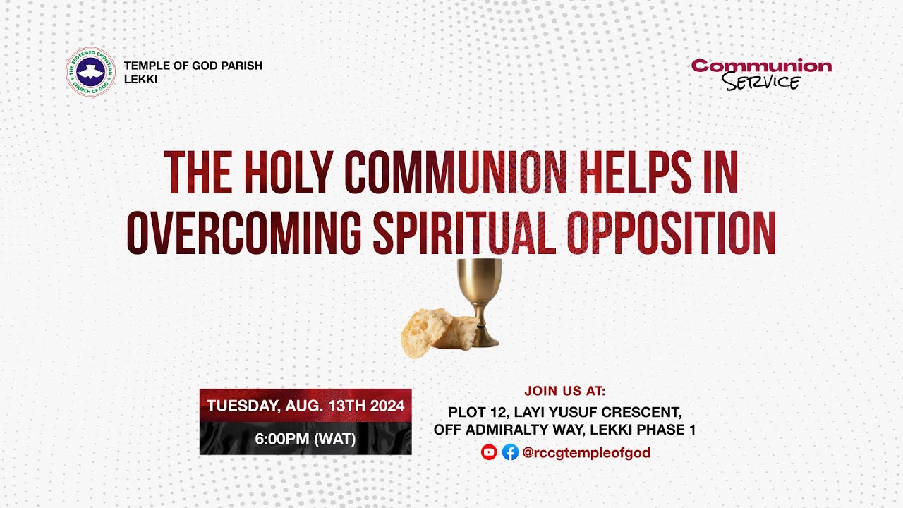 AUGUST HOLY COMMUNION SERVICE | 13th August 2024 - YouTube
