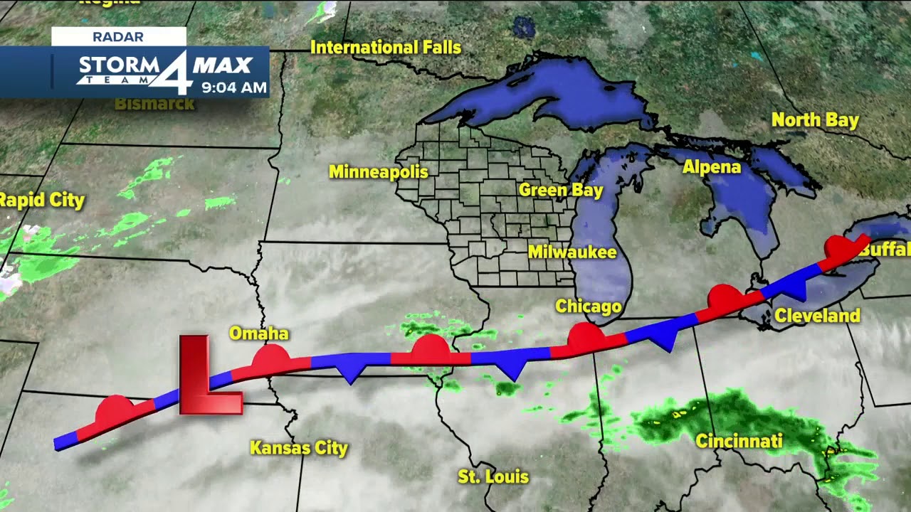 Rain moves in tonight - YouTube
