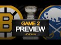 Game 2 Preview: Boston Bruins vs. Buffalo Sabres - 4/21/2026