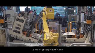 Diesel piston casting automation cell