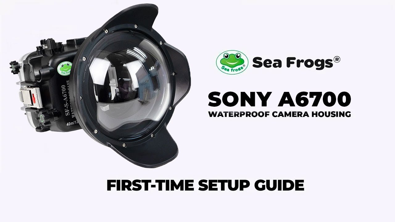 Camera housing sea frogs Seafrogs Waterproof Case for Olympus TG-5, Underwater Housing, Dome Port, Red Filter Kit - com