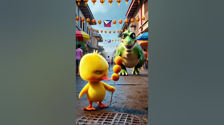 The Little Yellow Duck Was Very Happy To Buy The Roasted Meatballs#cartoon #cute #duckling #shorts