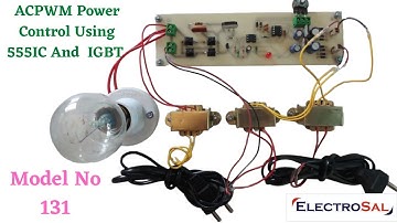 AC PWM Control for Induction Motor  //Engineering / electrical / electronic / project / diploma