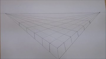 2 Point Perspective Chess Board