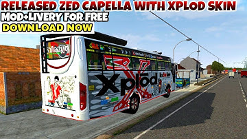 Released Zed Capella Bus Mod In Bus Simulator Indonesia - Bussid Car Mod - Bussid Bus Mod - Bussid