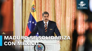 Venezuela cerrará embajada en Ecuador en apoyo a México, anuncia Maduro