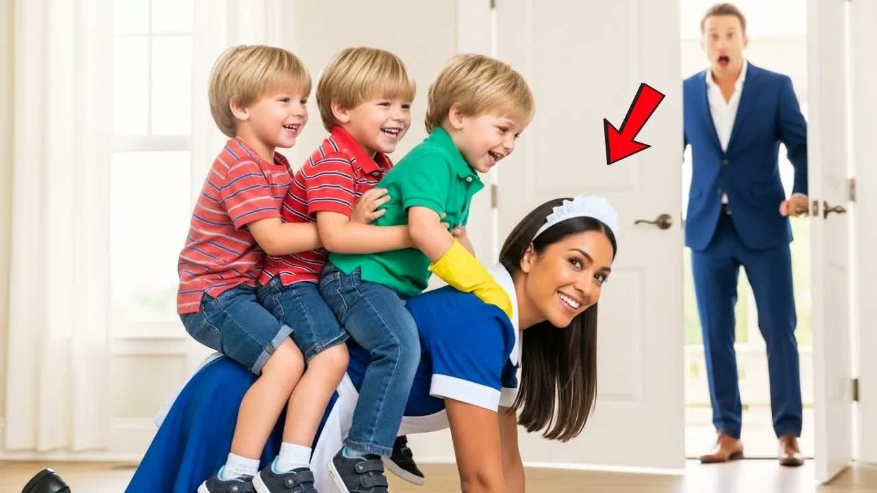 EL MILLONARIO LLEGA A CASA ANTES DE TIEMPO… Y NO PODÍA CREER LO QUE VEÍA