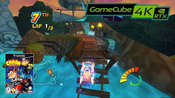 Crash Tag Team Racing / 4K GameCube emulator Dolphin / RTX 2080ti
