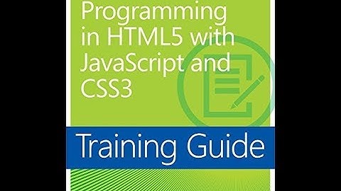 Exame 70-480: Programming in HTML5 with JS and CSS3 - VIDEO FINAL