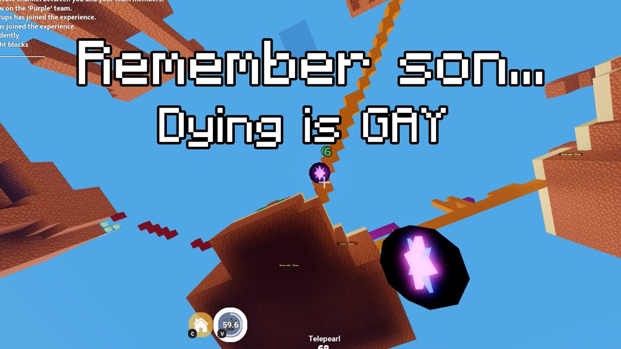 Remember son, Dying is gay