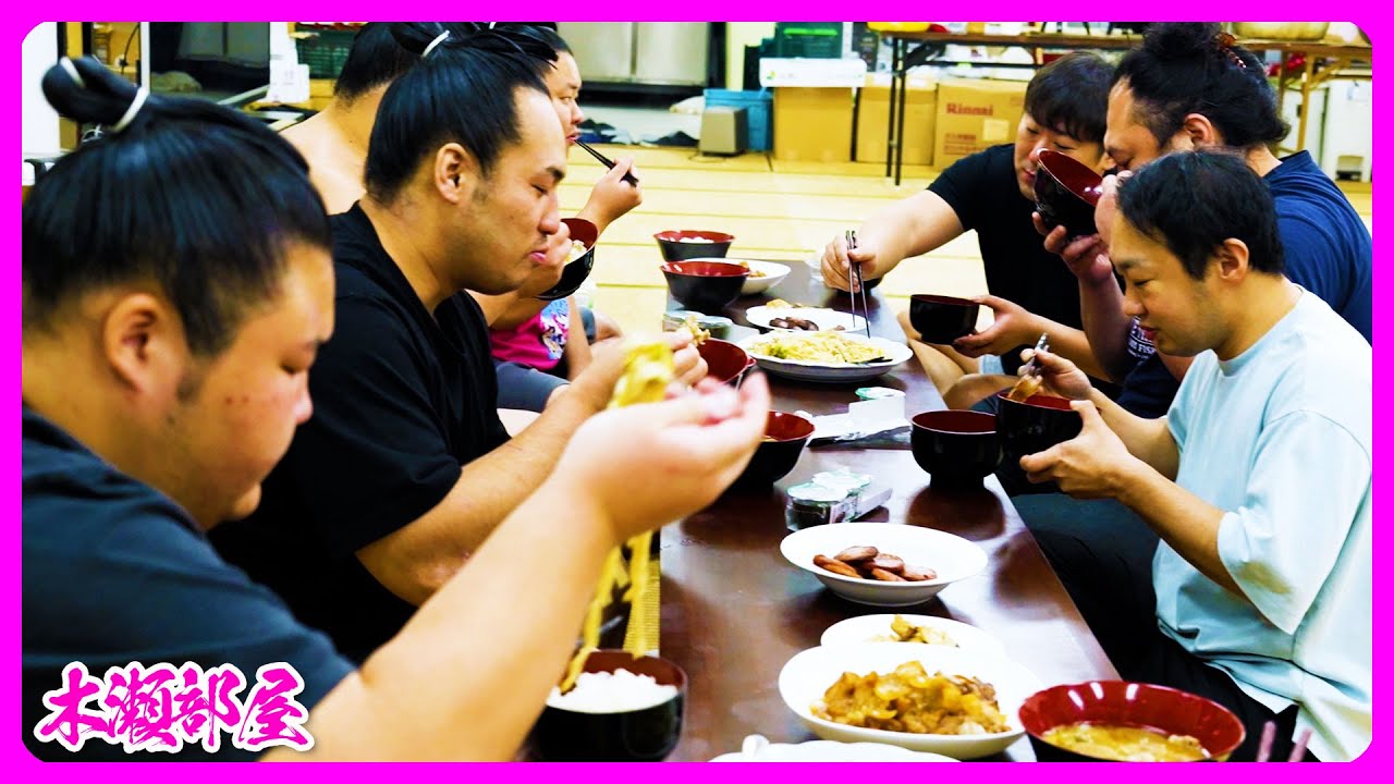 【相撲飯】カニすき鍋・〆カニ雑炊・酢豚・五目あんかけ焼きそば ／ 九州場所の宿舎生活 2024.11.5～6