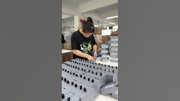 Handheld Drawer Jewelry Box — Satisfying Assembly Process#jewelrypackaging #custompackaging #foryou