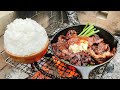 暴力的なニンニク!トリプルニンニク焼き肉で爆盛りマンガ飯が進む進む!!