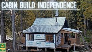 WOODEN CABIN BUILD - & Remote Food Independence