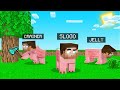 Minecraft But We Are PIGS! (weird)