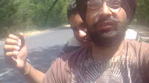 Bikers having fun, Gunpreet Bindra and Harpreet Bawa