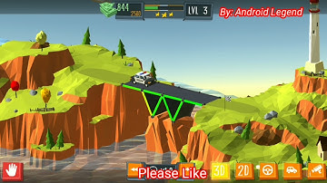 Build a Bridge Level 3 Android 3 star walk-through