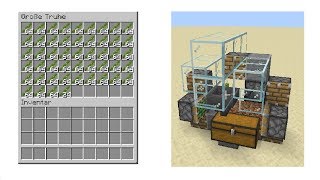 Sehr schnelle (1 Item/sec) automatische Bambusfarm in Minecraft 1.14+ (TUTORIAL)