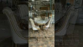 Set meja makan marmer mewah klasik ukiran #mejamakanmewag #mejamakanukiran #mejamakanmarmer