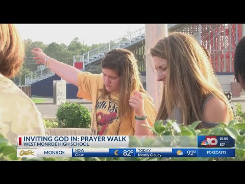 Inviting God in: West Monroe High School Prayer Walk