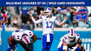 Josh Allen Leads Incredible Comeback Vs. Jaguars Wild Card Weekend
