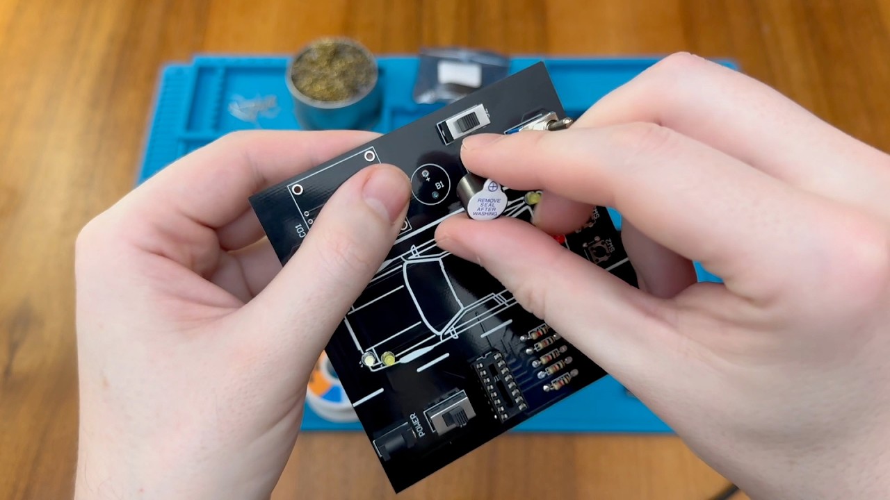 Car Driving Simulation Game - DIY Soldering Practice Kit Assembly and Testing