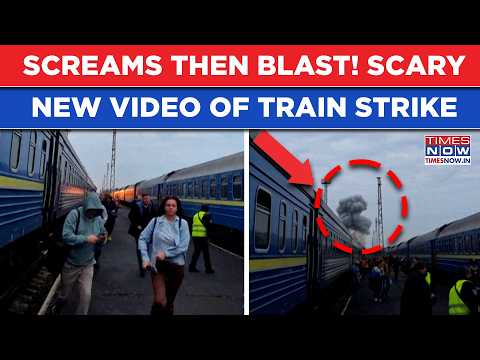 Panic, Screams Then Blast: Scary New Video Of Drone Attack On Train In Ukraine Near Poland Border