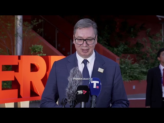 Vučić obišao srpski paviljon na EXPO izložbi u Osaki