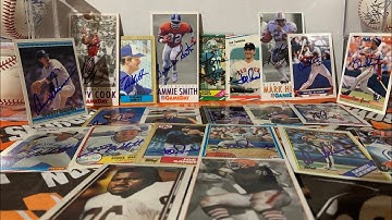 TTM Autograph Mailday Recap . NFL & MLB Returns. Episode #16