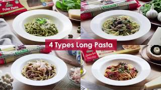 4 Types Long Pasta