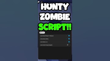 [NEW] Hunty Zombie Script Update ⚡ Auto Farm + Auto Attack + OP GUI!