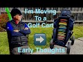 Bag Boy Quad XL Golf Buggy and GozGolf Disc Golf Cart Bag - early impressions.