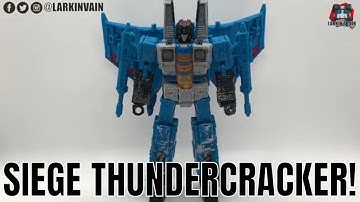 Transformers Siege Thundercracker Review