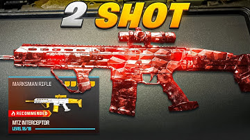 new *2 SHOT* MTZ INTERCEPTOR in WARZONE 3! 😲 (Best MTZ INTERCEPTOR Class Setup) - MW3