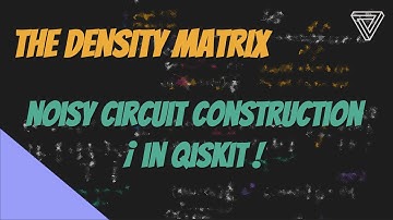 Density Matrix from Noisy Circuits in Qiskit