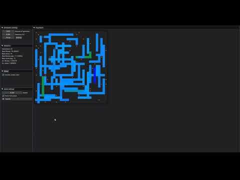 Training AI to play Snake using Genetic Algorithms - YouTube